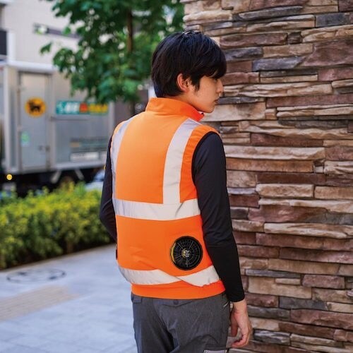 岡潮 高視認性空調安全ベスト(ウェアのみ) 302