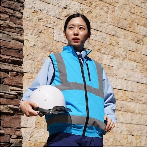 岡潮 【2025年 今季完売】 高視認性空調安全ベ