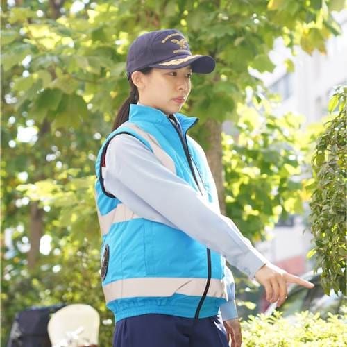 岡潮 高視認性空調安全ベスト(ウェアのみ) 302