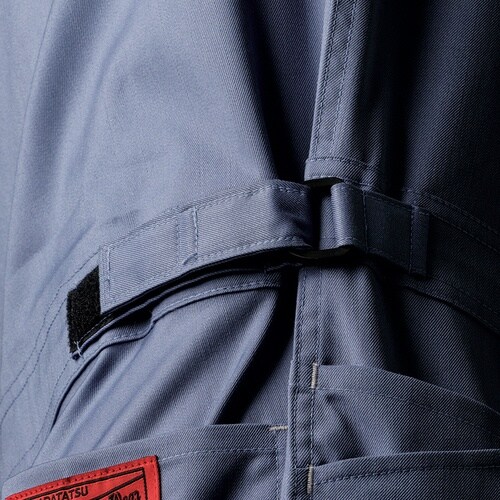 AUTO−BI つなぎ服−007−グレー−LLサイ