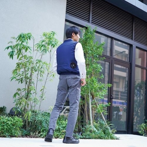 岡潮 空調ベスト(ウェアのみ) 20201 ネイビ