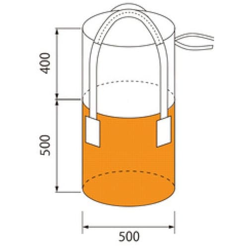 グリーンクロス コンテナバッグ 丸型 容量100L
