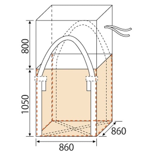 グリーンクロス コンテナバッグ 角型 容量800L