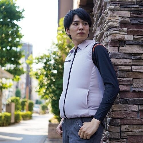 岡潮 空調ベスト(ウェアのみ) 20203 シルバ