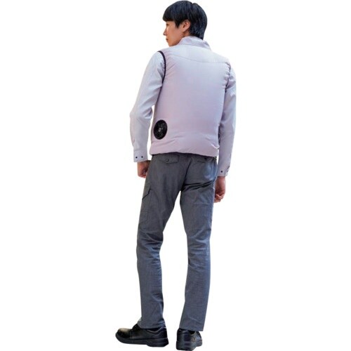 岡潮 空調ベスト(ウェアのみ) 20203 シルバ