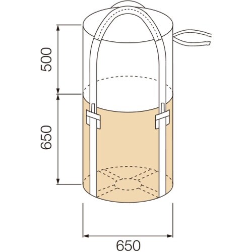 グリーンクロス コンテナバッグ 丸型 容量200L