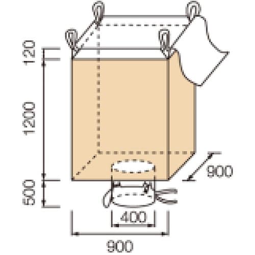 グリーンクロス コンテナバッグ 角型 容量1000