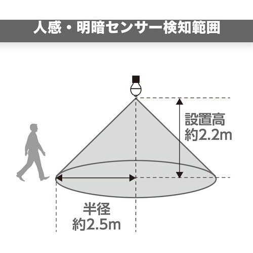 YAZAWA A形LED 60W相当 電球色 セン