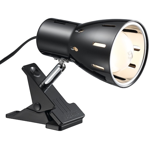 YAZAWA E26電球なしクリップライトブラック