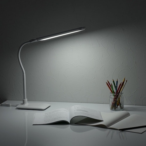 YAZAWA LED2灯スタンドライト調光機能付き