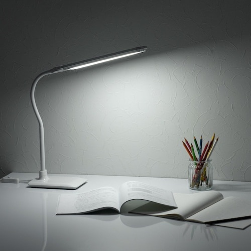 YAZAWA LED2灯スタンドライト調光機能付き