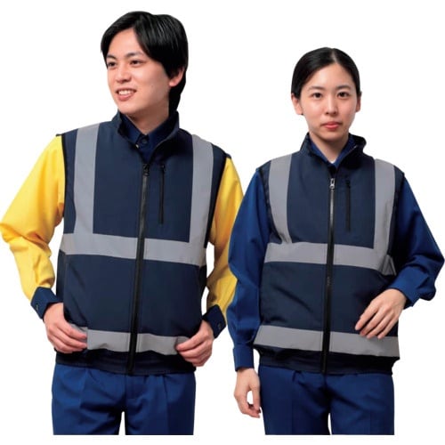 岡潮 【2025年 今季完売】 空調安全ベスト+ブ