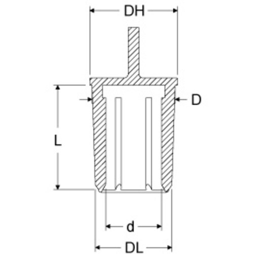 IWATA 塗装用治具 キャップ(リブ・ツマミ付)