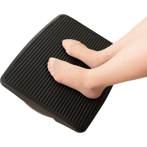 ナカバヤシ ロッキング フットレスト/ブラック