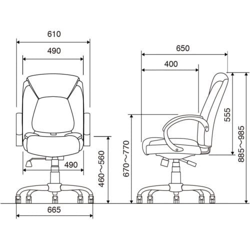 ナカバヤシ 椅子 サポートクッション エグゼクティ