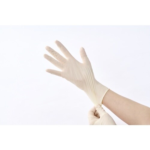 IRIS 106467 天然ゴム手袋 Lサイズ 1