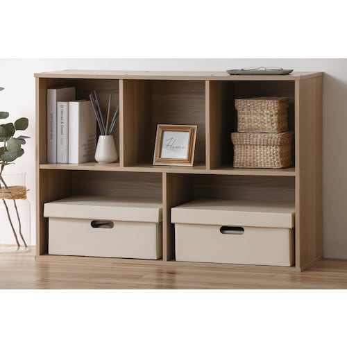 IRIS 106389 段ボール収納ケース2枚セッ