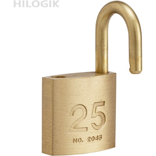 ハイロジック 2045D シリンダー南京錠25mm