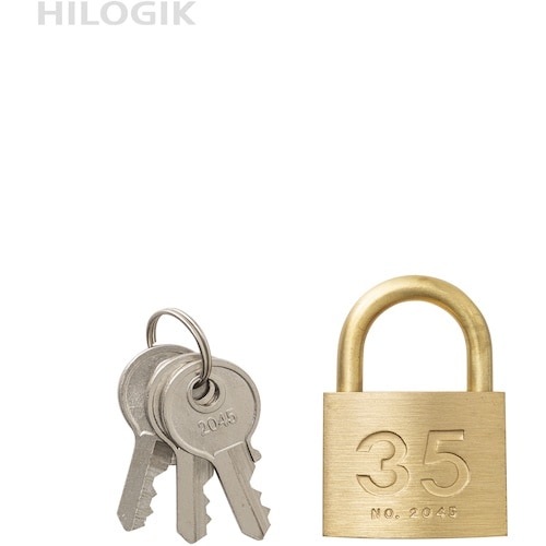 ハイロジック 2045D シリンダー南京錠35mm