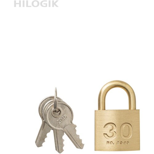 ハイロジック 2045D シリンダー南京錠30mm
