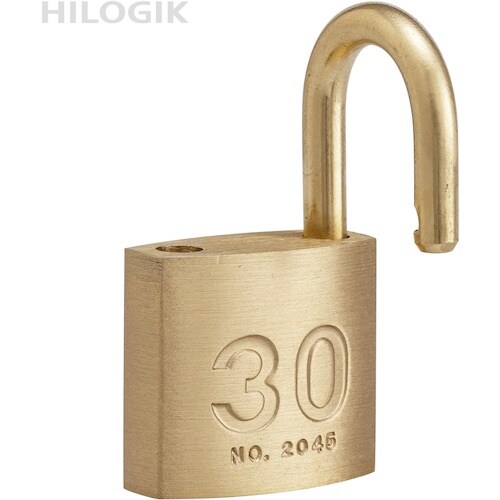 ハイロジック 2045D シリンダー南京錠30mm