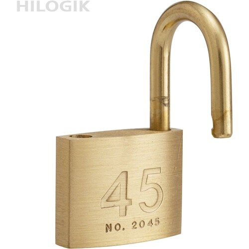 ハイロジック 2045D シリンダー南京錠45mm