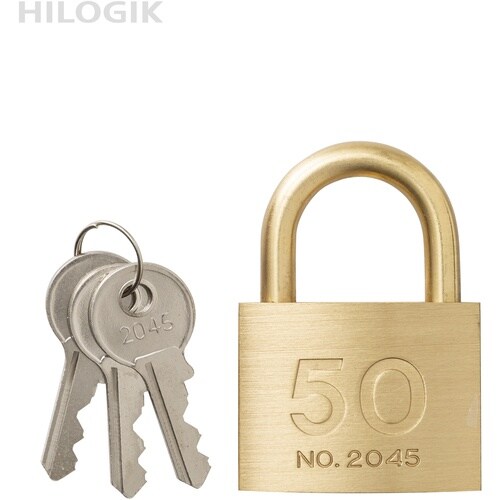 ハイロジック 2045D シリンダー南京錠50mm