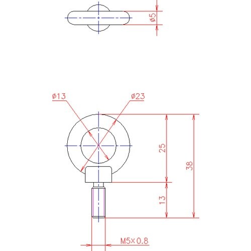 ジョー・プリンス ステンレス小型アイボルト M5