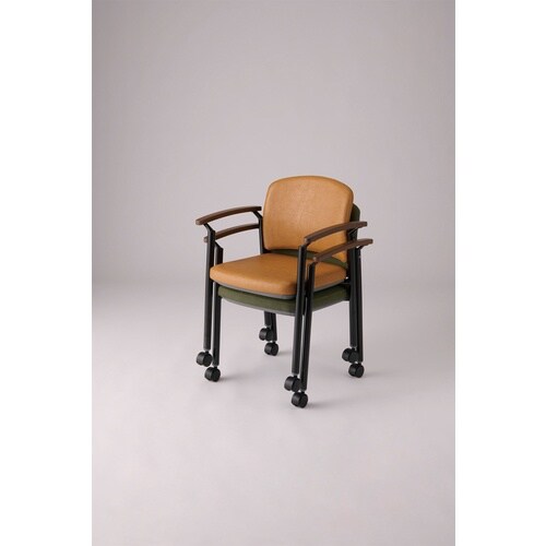 NAIKI ミーティングチェアー(肘付) E433