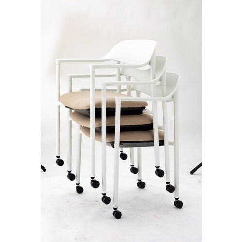 NAIKI ミーティングチェアー(肘付) E368