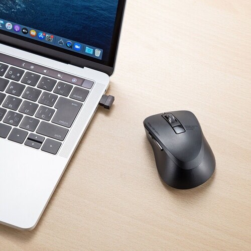 SANWA 静音ワイヤレスType−CブルーLED