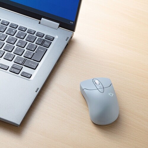 SANWA 静音BluetoothブルーLEDマウ