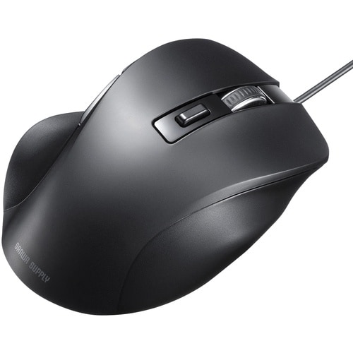 SANWA 有線ブルーLEDマウス(5ボタン)