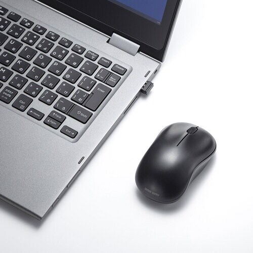 SANWA ワイヤレスブルーLEDマウス