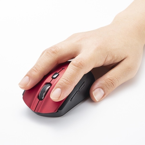 SANWA ワイヤレスブルーLEDマウス(5ボタン