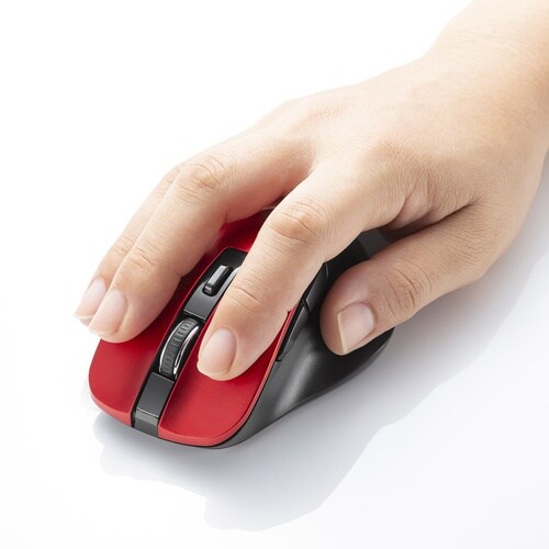 SANWA ワイヤレスブルーLEDマウス(5ボタン