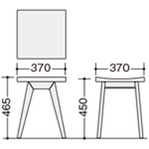 NAIKI スツール(肘無) E386型