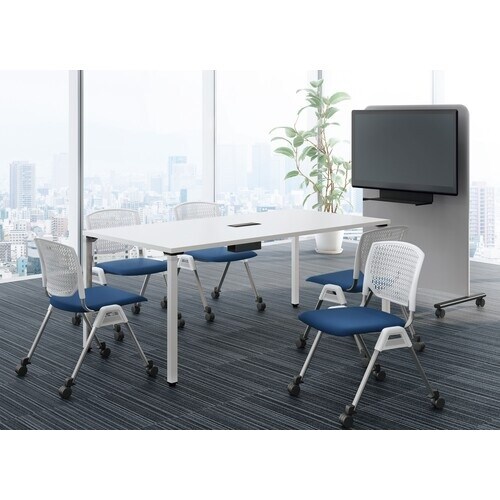 NAIKI ミーティングチェアー(肘付) E470