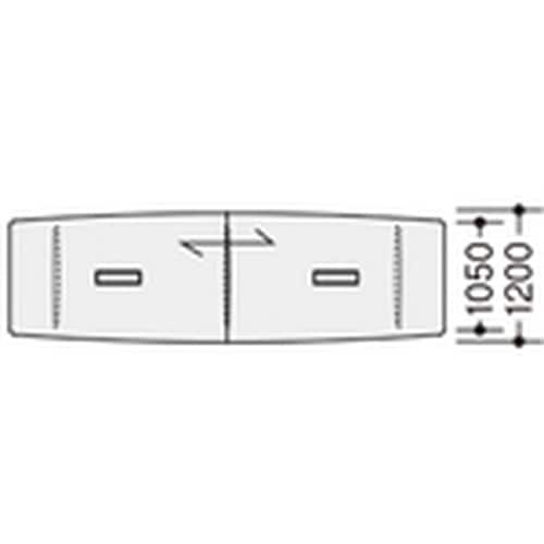 NAIKI ミーティングテーブル(縦配線 KDF型