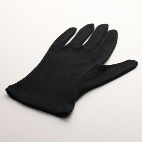 WINCESS 綿スムスマチ無し手袋 黒 S (1