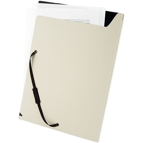 LIHIT クリップファイル A4 オレンジ