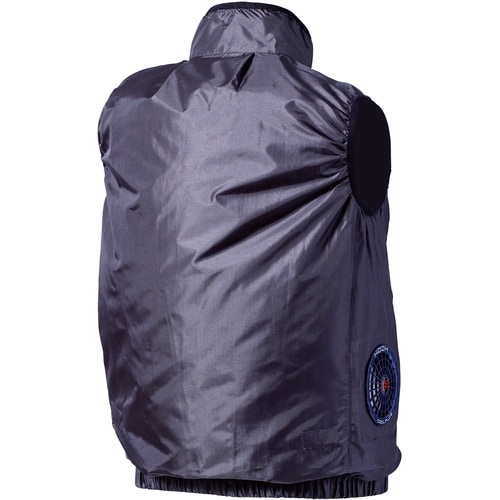 快適ウェア サイドファンベスト L ネイビー