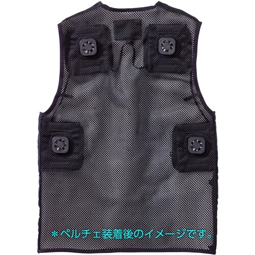快適ウェア ペルチェベスト XL ブラック