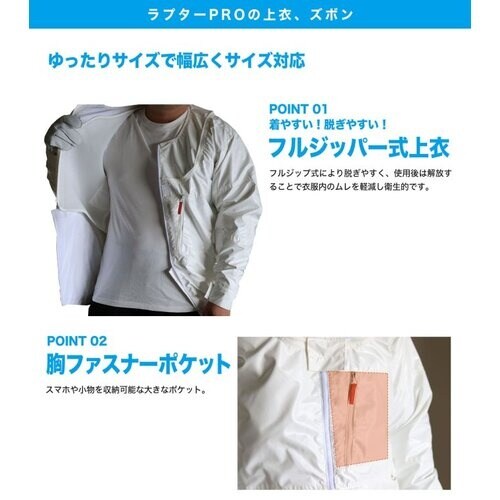 丸和ケミカル 蜂防護服 ラプターPRO GALE