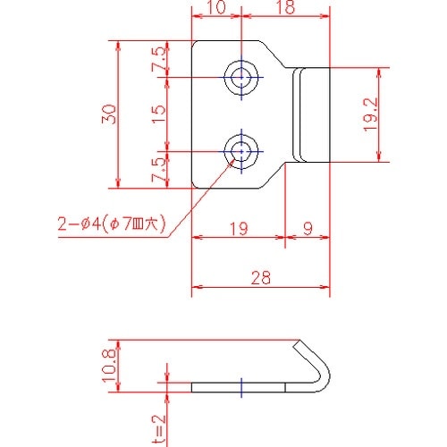 ジョー・プリンス ステンレスパッチン用受B型(穴ア