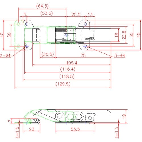 ジョー・プリンス ステンレスアジャストファスナー