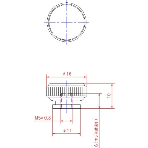 ジョー・プリンス ステンレスローレットナット M5