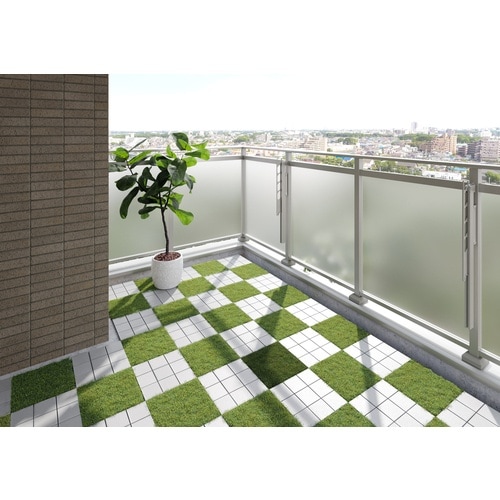 IRIS 201511 人工芝タイルデッキ