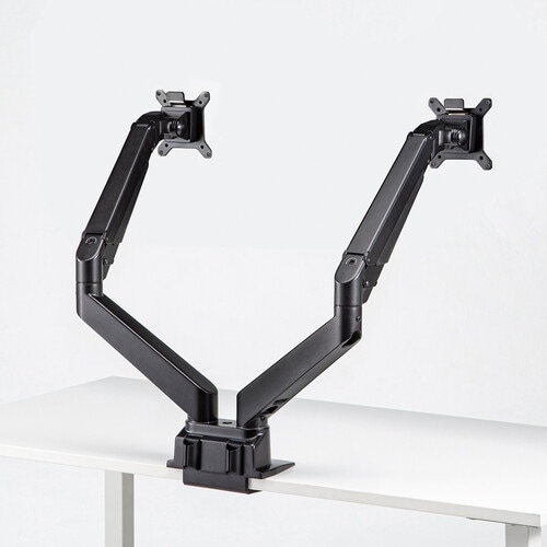 SANWA 水平垂直多関節液晶モニターアーム(2面