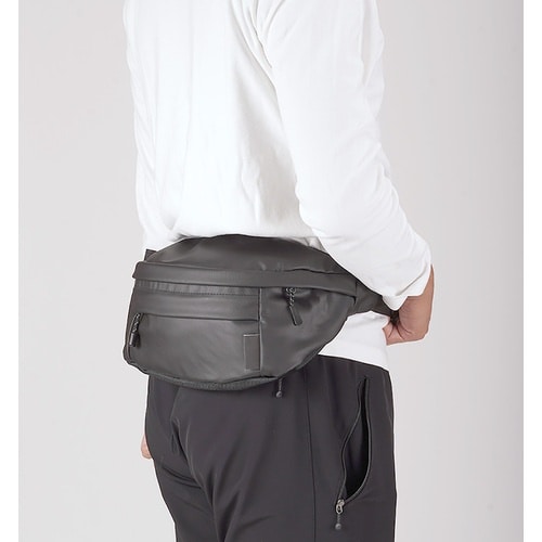 カジメイク 9144 コーティングウエストバッグ